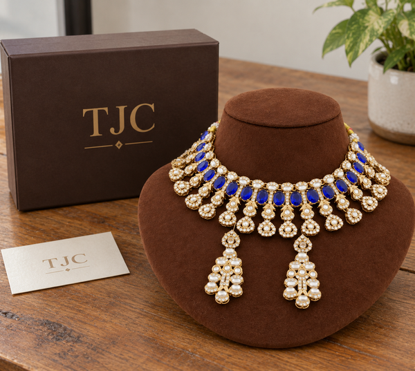 Premium Quality | Handmade | Monalisa Stone | Necklace Set with Earrings |