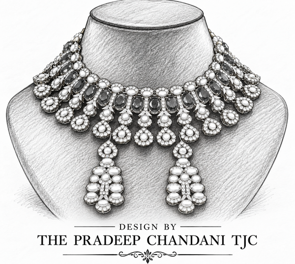 Premium Quality | Handmade | Monalisa Stone | Necklace Set with Earrings |