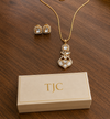 Premium Quality | Moissanite Italian Meena | Pendant Set |