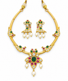 Premium Quality | Monalisa Stone | Gold Plated | Choker Set |