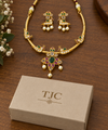 Premium Quality | Monalisa Stone | Gold Plated | Choker Set |