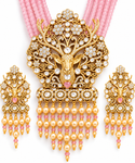 Premium Quality | Jungle Theme | Necklace Set With Earrings |