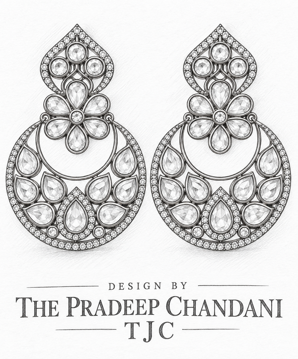 Premium Quality | Moissanite | Dangler Earrings |