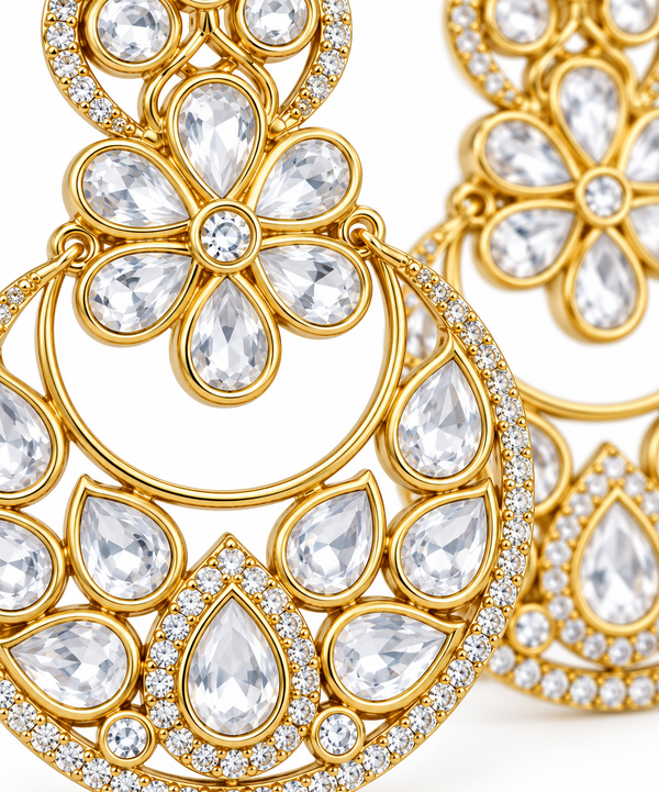 Premium Quality | Moissanite | Dangler Earrings |