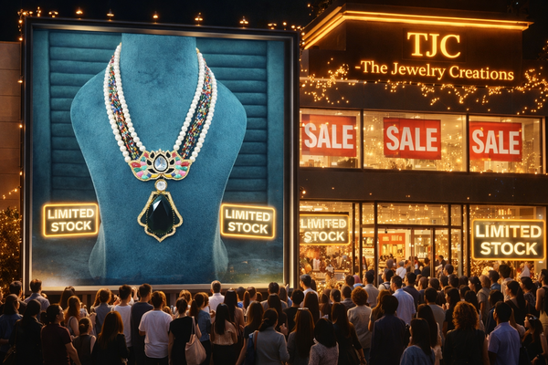 Indian Traditional Pear-Shape Doublet Stone Necklace Set