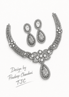 Premium Quality | Doublet Stone | Moissanite Detailing | Choker Sets | Green Color |