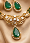 Premium Quality | Doublet Stone | Moissanite Detailing | Choker Sets | Green Color |