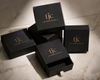 Premium Quality | Studs Earrings | Artificial Stone | Black Color |