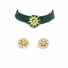 Premium Quality | Gold Plated | Glass | Choker Necklace |