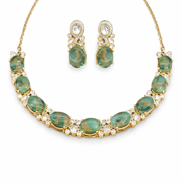 Statement Necklace | Dublet Stone | Polki | Sabyasachi Necklace | Premium Quality |