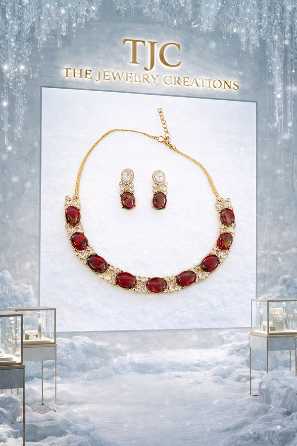 Statement Necklace | Dublet Stone | Polki | Sabyasachi Necklace | Premium Quality |