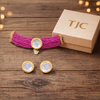 Premium Quality | Gold Plated |Kundan Choker Necklace with Earrings | Handmade Jewelry |
