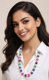 Painting Pearls |Multi-Color |Mala Necklace |