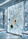 Premium Quality | Monalisa Glass | Anti-Tarnish Chain Pendant |