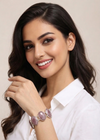 Premium Quality | Natural Amethyst Stone Bracelet | Handmade Bracelet |
