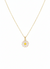 Anti - Tarnish Daisy Flower Shape Elegant & Premium Chain Pendantwith Yellow & White Enamel