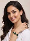 Premium Quality | Green Jasper Stone Bracelet | Natural Stone |