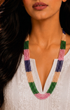 Premium Quality | Multi Sapphire Inspired | Hydro Beads | Multi Color Mala |
