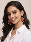 Premium Quality | Gold Plated | Long Tops Earrings | Dublet Stone |