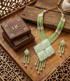 Premium Quality | Crystal Beads & Meenakari | Rani Har Necklace |