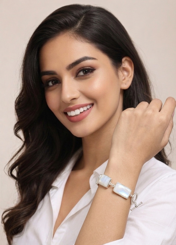 Premium Quality | Mother of Peal Stone Bracelet | Handmade Bracelet |