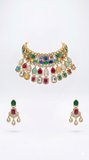 Premium Quality | Precious Inspired ColorStone | Necklace Set | Multi Color |