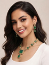 Premium Quality | Doublet Stone | Brass | Handmade Necklace Set |