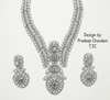 Premium Quality | Doublet Stone | Necklace Set | Red Color |