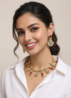 Premium Quality | Monalisa Stone | Brass | Choker Necklace |