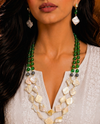 Premium Quality | Layered Mala Set | Green Color |