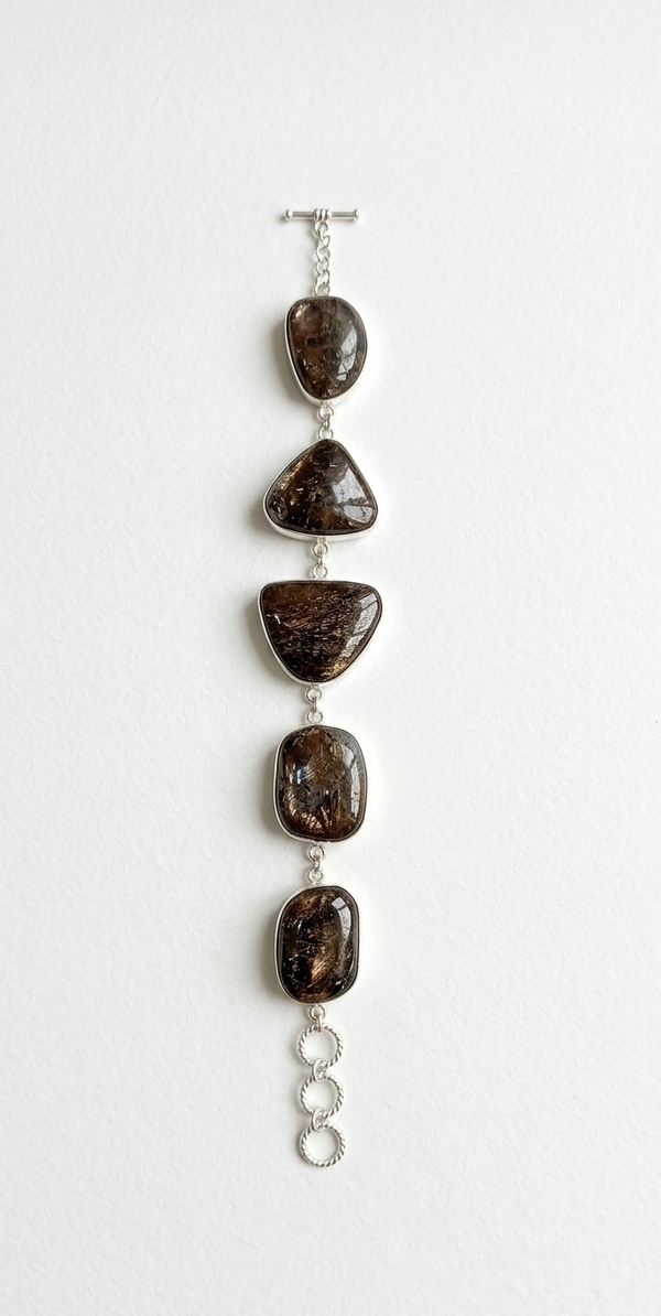 Premium Quality | Natural Handmade Brown Jasper Stone Bracelet |