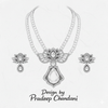 Indian Traditional Pear-Shape Doublet Stone Necklace Set