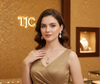 Pink Sapphire InspiredFaceted Glass ComboJewelry Set With American Diamond Accents | Premium Quality Earrings ,Ring , Kada And Chain Pendant