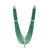 Green Aventurine Glass Premium Quality Groom Beaded Elegant Necklace & Bollywood Celebrity Wear Statement & Designer Necklace