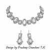 Premium Quality | Indian Monalisa & Polki | Bridal Necklace with earrings | Gold Matte Finish |