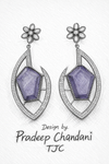 Premium Quality | Gold Plated | Long Tops Earrings | Dublet Stone |