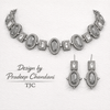 Premium Quality | Indian Monalisa & Polki | Bridal Necklace with earrings | Gold Matte Finish |