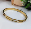 Product Name / TitleTJC Anti-Tarnish Dual Tone Dummy Stone Cuff Bracelet for Women