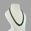 Emerald Inspired Onyx Green 2-Layer Beaded Necklace |Mala | (20–24 Inch)
