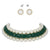 Premium Quality | White & Green 3-Layer | Pearl Mala | Tumble Beads |