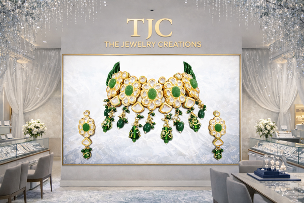 Premium Quality | Kundan & Crystal Stone | Choker Necklace Set |
