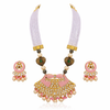 Premium Quality | Meenakari & Crystal Beads | Rani Har Necklace Set | Handmade Jewelry |