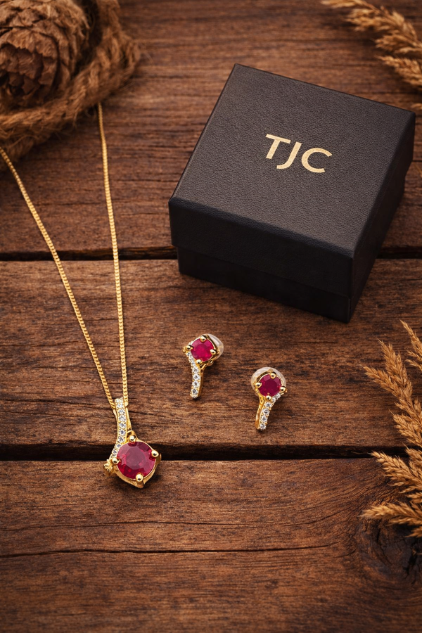 Premium Quality | Monalisa Glass | Anti-Tarnish Chain Pendant |