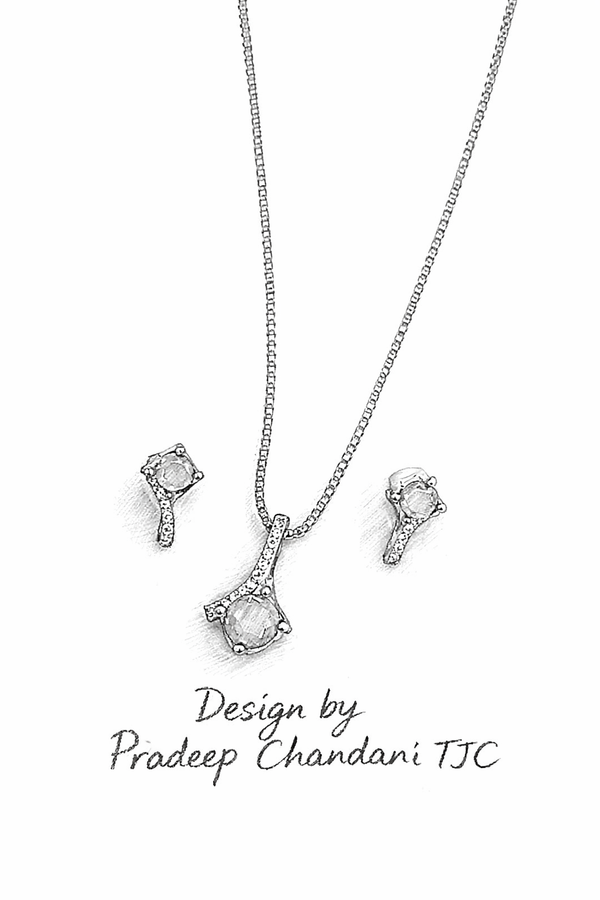 Premium Quality | Monalisa Glass | Anti-Tarnish Chain Pendant |