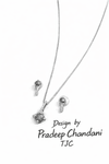 Premium Quality | Monalisa Glass | Silver Plated | Anti - Tarnish Chain Pendant |