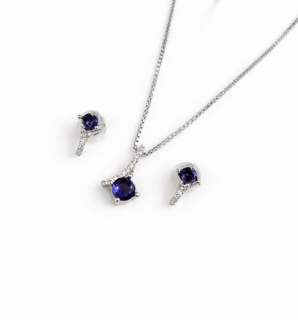Premium Quality | Monalisa Glass | Silver Plated | Anti - Tarnish Chain Pendant |