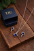 Premium Quality | Monalisa Glass | Silver Plated | Anti - Tarnish Chain Pendant |