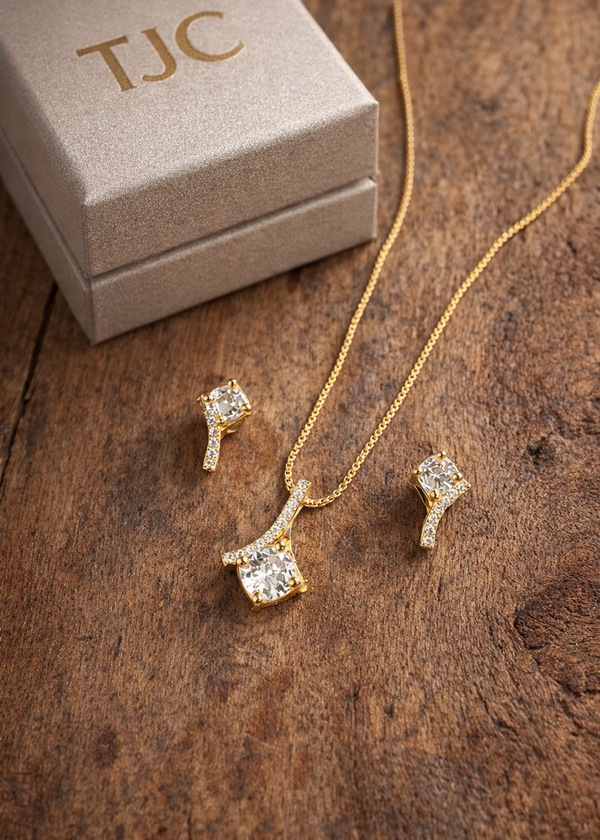 Premium Quality | Monalisa Glass | Anti-Tarnish Chain Pendant |