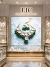 Premium Quality | Kundan Meena | Crystal Beads | Choker Necklace |