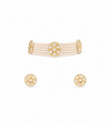 Premium Quality | Flower Detailing | Crystal Beads | Choker Necklace |